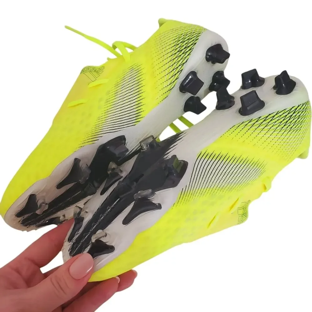 Adidas X Ghosted.2 Firm Ground FG Soccer Cleats Men's Solar Yellow Futbol